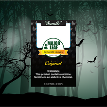 Load image into Gallery viewer, Major Leaf 100% Natural Pre-Cut Tobacco – SMALLS 6 Leaf Pack (12 Packs / 72 Leaves)